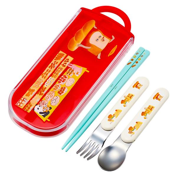 弁当用箸 トリオセット パンどろぼう 子供 キッズ SKATER スケーター 箸16.5cm/スプー...