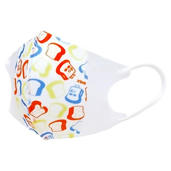 パンどろぼう マスク 立体 子供用 子ども用 7枚入り SKATER スケーター 不織布 三層構造 ...