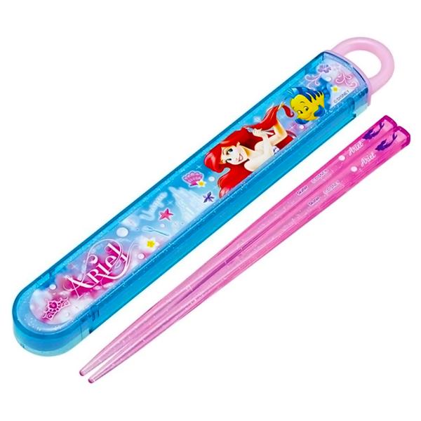 弁当用箸 スライド箸＆箸箱セット アリエル 24 ディズニー 子供 キッズ 女の子 箸16.5cm ...
