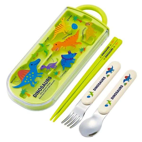 弁当用箸 トリオセット ディノサウルス ピクチャーブック NEW SKATER  子供 箸16.5c...