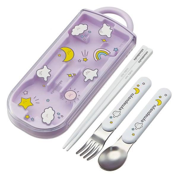 シナぷしゅ 弁当用箸 トリオセット SKATER スケーター 子供 キッズ 箸16.5cm/スプーン...