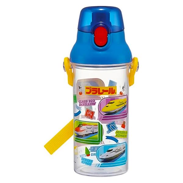 水筒 プラレール 24 ドリンクマーカーボトル SKATER  子供 男の子 容量480ml 透明 ...