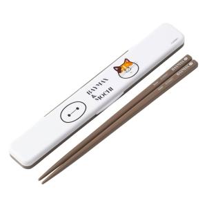 弁当用箸 ベイマックスとモチ ディズニー 音のならない箸 箸箱セット SKATER スケーター 子供 箸18cm 横開き 防音クッション付 抗菌 677717-ABC3AG ◆メ