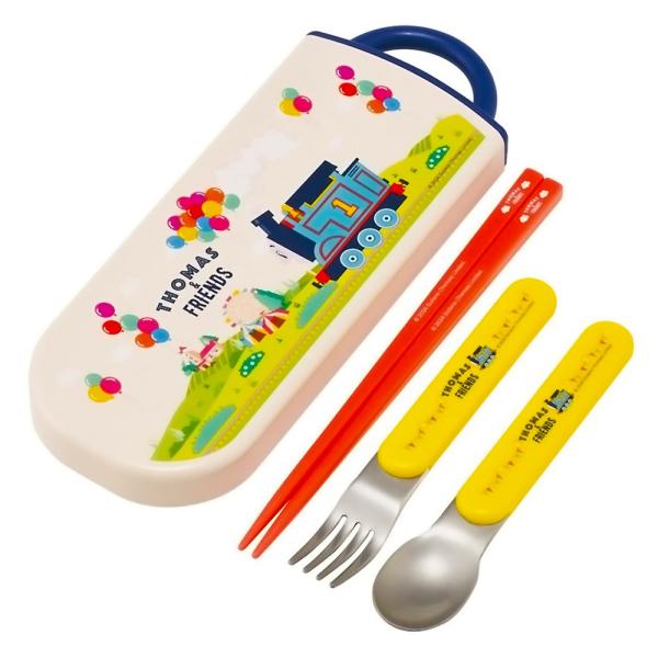 弁当用箸 トリオセット きかんしゃトーマス SKATER スケーター 子供 箸16.5cm/スプーン...