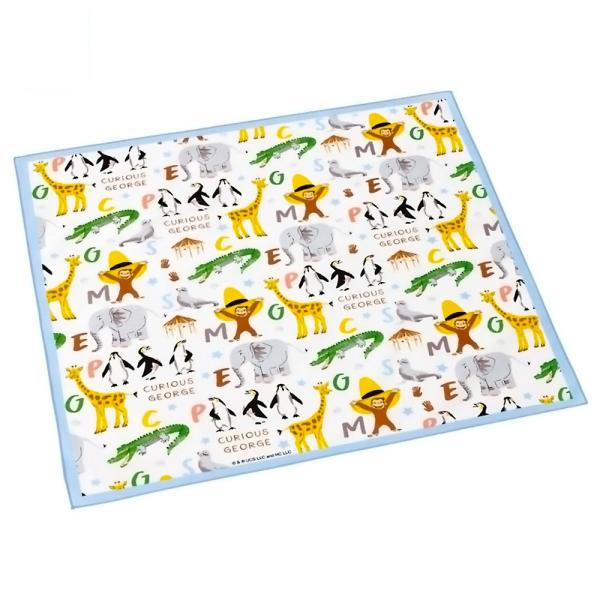 ランチクロス大判 おさるのジョージ ZOO 風呂敷 ランチョンマット SKATER  子供 キッズ ...