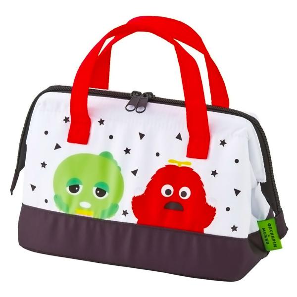 がま口型ランチバッグ ガチャピン ムック SKATER スケーター 子供 2段 Wファスナー アルミ...