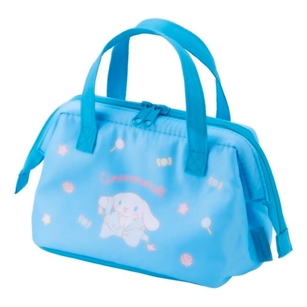 がま口型ランチバッグ 小さめ シナモロール ビッグリボン SKATER  子供 2段タイプ Wファス...