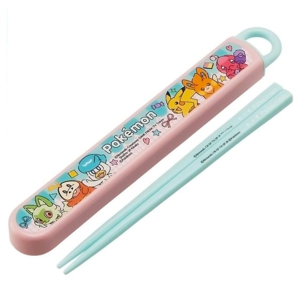 弁当用箸 ポケモン Popping Up スライド箸＆箸箱セット SKATER スケーター 子供 箸...