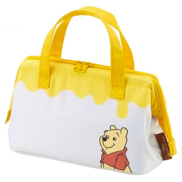 がま口型ランチバッグ くまのプーさん ファニーフェイス SKATER 子供 2段 Wファスナー アル...
