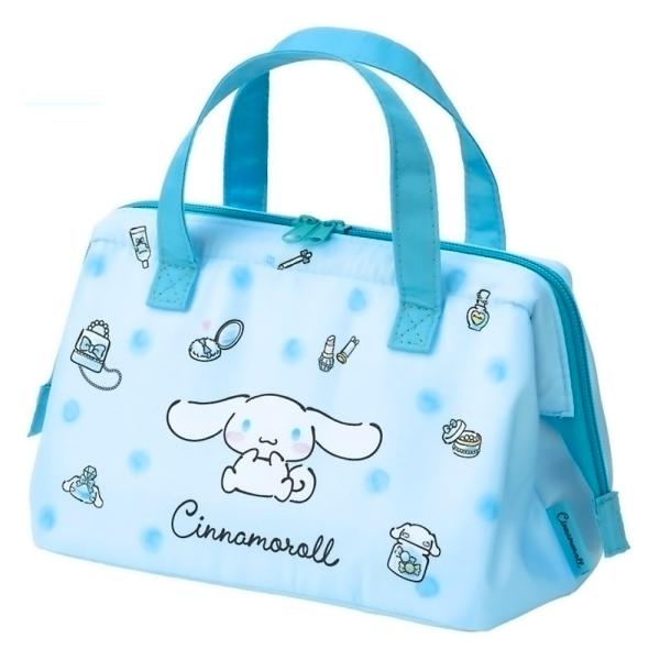 がま口型ランチバッグ シナモロール 水彩コスメ SKATER スケーター 子供 2段 Wファスナー ...