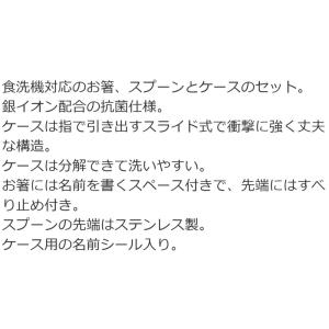 弁当用箸 スライド式箸スプーンコンビセット プ...の詳細画像2