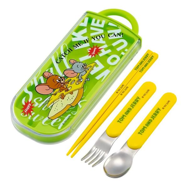 弁当用箸 トリオセット トムとジェリー EAT.EAT.EAT SKATER 子供 箸16.5cm/...