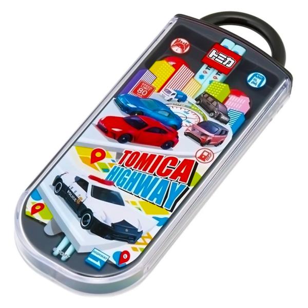 弁当用箸 トリオセット トミカ 25 SKATER スケーター 子供 箸16.5cm/スプーン・フォ...