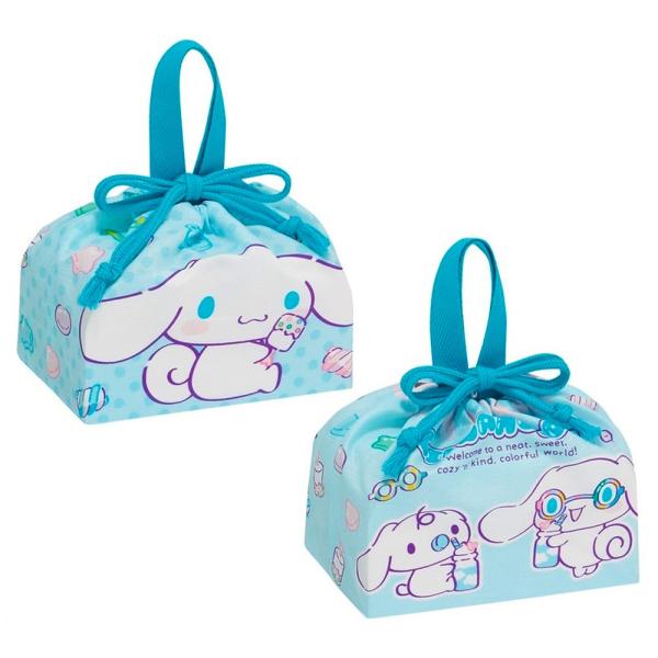 ランチ巾着 2枚組 シナモロール マシュグミ お弁当巾着 お弁当袋 SKATER スケーター 子供 ...