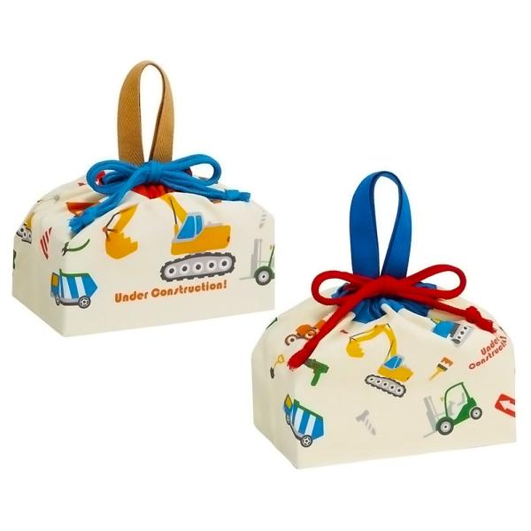 ランチ巾着 2枚組 はたらくクルマ お弁当巾着 お弁当袋 SKATER スケーター 子供 サイズ29...