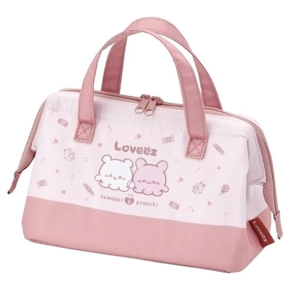 がま口型ランチバッグ らぶいーず Loveez SKATER スケーター 子供 2段 Wファスナー ...