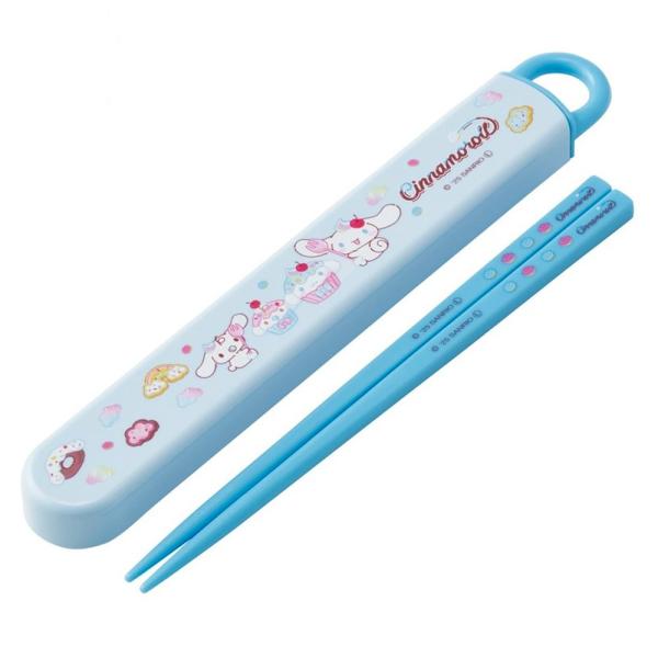 弁当用箸 シナモロール Fancy Snacks Sweets スライド箸＆箸箱セット SKATER...