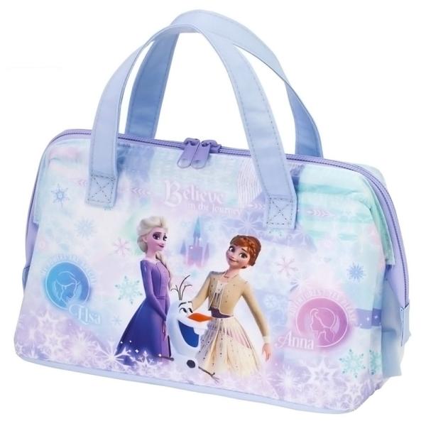 がま口型ランチバッグ アナと雪の女王 26 SKATER スケーター 子供 2段 Wファスナー アル...
