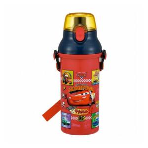 水筒 カーズ 26 ディズニー 直飲みプラワンタッチボトル SKATER スケーター 子供 ワンプッシュ式 容量480ml 食洗機対応 抗菌 超軽量 722417-PSB5SANAG ◆宅