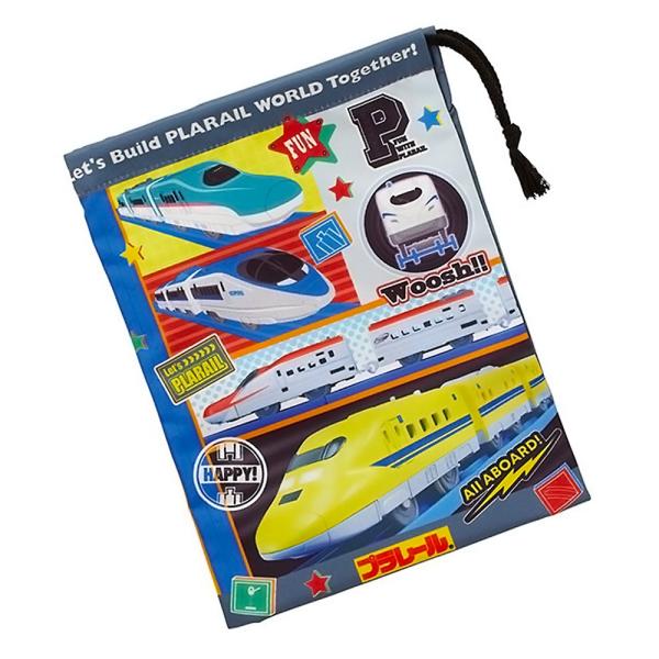 コップ袋 プラレール 26 コップ入れ 歯ブラシ入れ 巾着袋 SKATER スケーター 子供 サイズ...