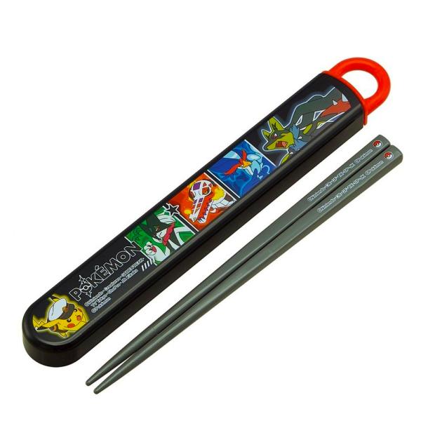 弁当用箸 ポケモン POKEMON 26 スライド箸＆箸箱セット SKATER スケーター 子供 箸...