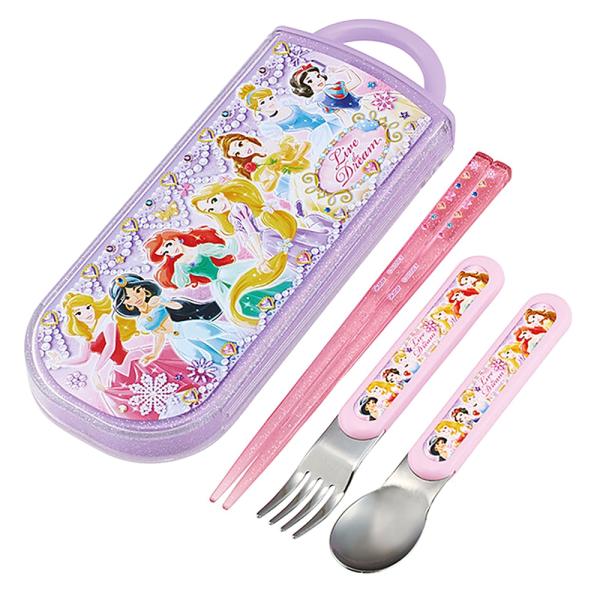 弁当用箸 トリオセット ディズニープリンセス 27 SKATER スケーター 子供 箸16.5cm/...