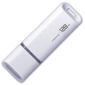 128GB USBメモリー USB2.0 HI-DISC ハイディスク キャップ式 ハイコストパフォーマンスモデル シルバー HDUF113C128G2 ◆メ