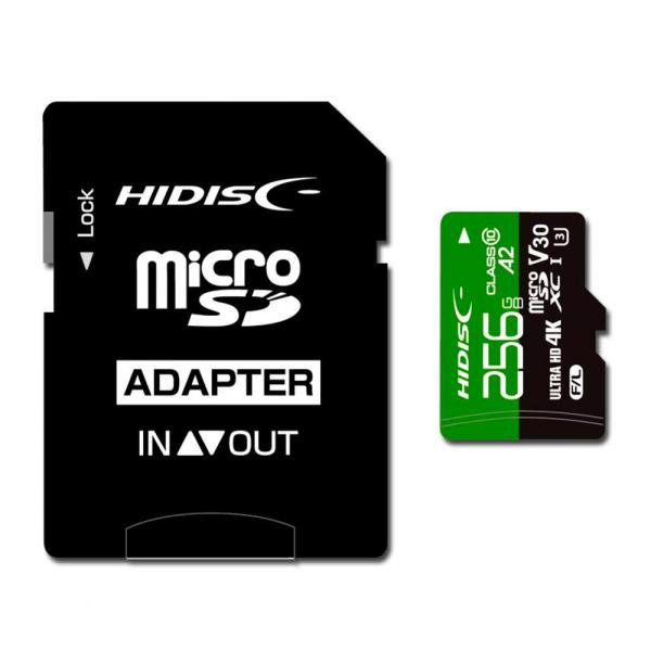 マイクロSDカード 256GB microSDXC HIDISC 磁気研究所 CLASS10 UHS...