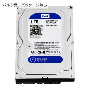 HDD 1TB ハードディスク 3.5インチ 内蔵型 WesternDigiutal WD Blue HDD SATA 6Gbps 7200rpm CMR 64MB 1000GB バルク WD10EZEX ◆宅｜flashmemory