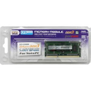 4GB DDR3 ノート用メモリ CFD Panram DDR3-1600 204pin SO-DI...