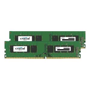 4GB 2枚組 DDR4 デスクトップ用メモリ CFD Selection Crucial DDR4-2400 288pin UDIMM 1.2V CL17 4GBx2 動作確認済セット W4U2400CM-4G  メ