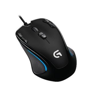ゲーミングマウス G300s Logitech ロジテック 9ボタン USB接続 オプティカル 2500DPI オンボードメモリ 並行輸入品 ブラック G300S  宅