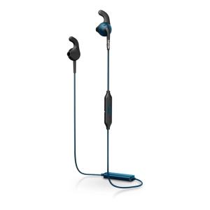 ワイヤレスイヤホン スポーツ対応 Bluetooth ActionFit RunFree SHQ6500 PHILIPS フィリップス ケブラー強化材採用 IPX2防滴 並行輸入品 ブルー SHQ6500BL ◆メ