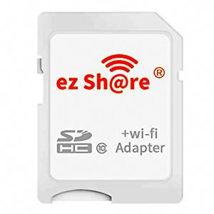 無線LAN搭載SDカードアダプター ezShare Wi-Fi機能搭載 microSDHC(8GB-32GB)サポート 海外リテール ES-WiFiSD-ADP ◆メ