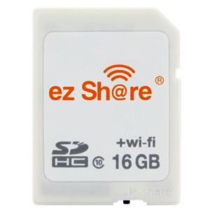 無線LAN搭載SDカード 16GB SDHC ezShare Wi-Fi機能搭載 Class10 Android/ iOS両対応 海外リテール Wi-FiSD-16G ◆メ