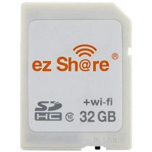 32GB SDHCカード SDカード Wi-Fi機能搭載 ezShare Class10 Android/ iOS両対応 海外リテール Wi-FiSD-32G ◆メ
