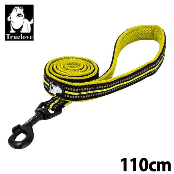 Truelove 犬 リード 散歩 中型犬 Mサイズ(10-20kg) 幅2.0cm 長さ110cm...