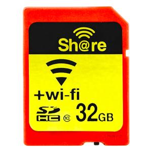 無線LAN搭載SDカード 32GB SDHC ezShare Wi-Fi機能搭載 Class10 Android/ iOS両対応 海外リテール Wi-FiSD-32G ◆メ