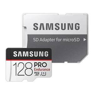 128GB 高耐久 microSDXCカード マイクロSD Samsung サムスン PRO Endurance Class10 UHS-I U1 R:100MB/s W:30MB/s アダプタ付 海外リテール MB-MJ128GA/APC ◆メ