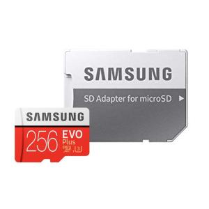 256GB microSDXCカード マイクロSD Samsung サムスン EVO Plus Class10 UHS-I U3 R:100MB/s W:90MB/s SDアダプタ付 海外リテール MB-MC256HA/CN ◆メ