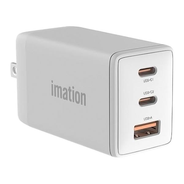 PD 65W AC充電器 3ポート imation イメーション GaN採用 3台同時充電 USB-...