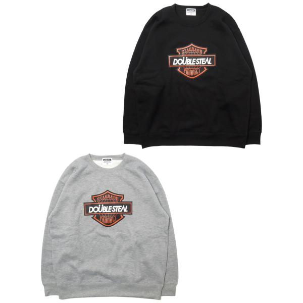 [DOUBLE STEAL] Sticker LOGO CREWNECK SWEAT