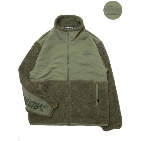 [DOUBLE STEAL] DS Logo SHEEP BOA HOODED JACKET