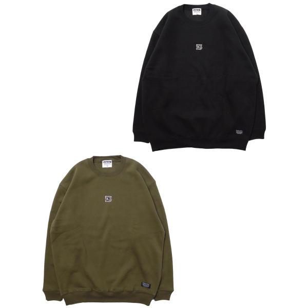 [DOUBLE STEAL] DS Black Letter Logo Crewneck Sweat