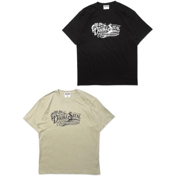 [DOUBLE STEAL] Vintage Logo TEE