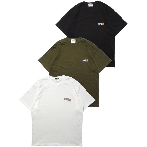 [DOUBLE STEAL] Colorful Logo Embroidery TEE