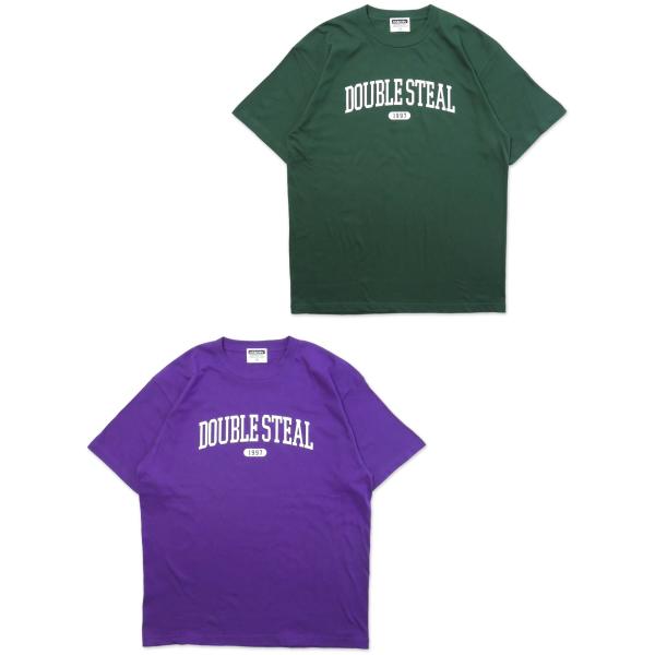[DOUBLE STEAL] DS College TEE(GR/PU)