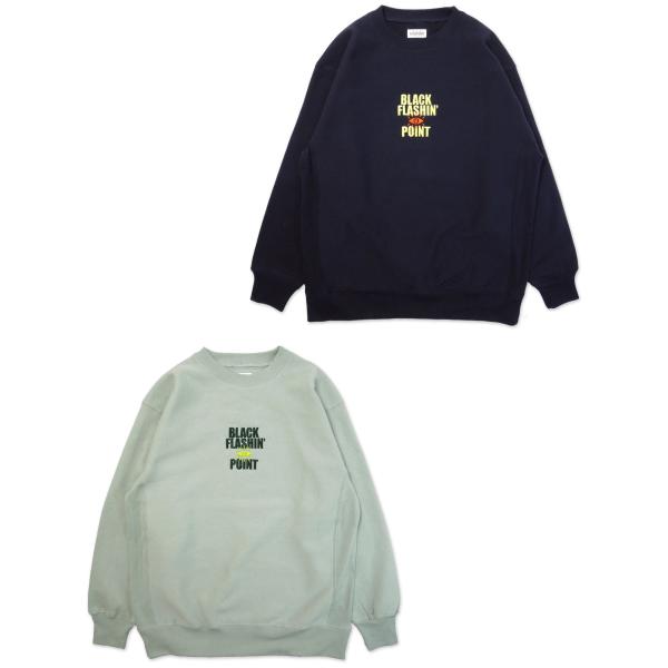 [FLASH POINT] B.F.P LOGO HEAVY WEIGHT C/N SWEAT(NV...