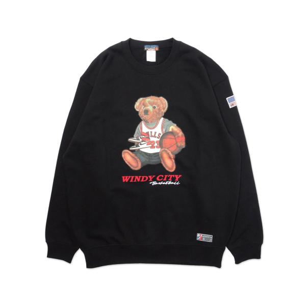 [MANIC DEE] AJMJ TEDDY BEAR CREW SWEAT