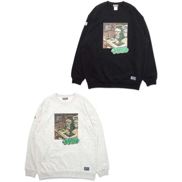 [MANIC DEE] MFD ILLUST PATCH CREW SWEAT